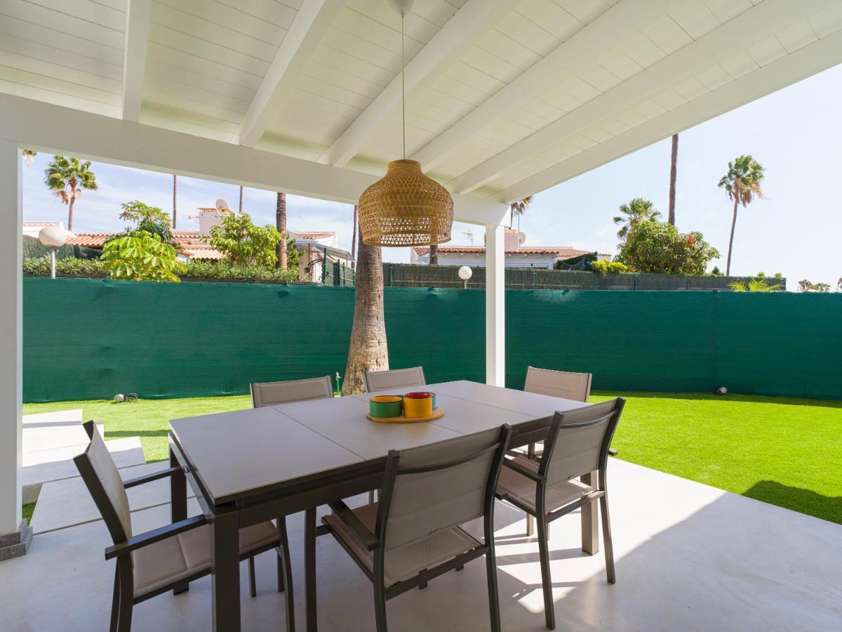 Aquarium Bungalow Private Jacuzzi, 3 Bedrooms, Ac And Bikes Maspalomas  Exteriör bild