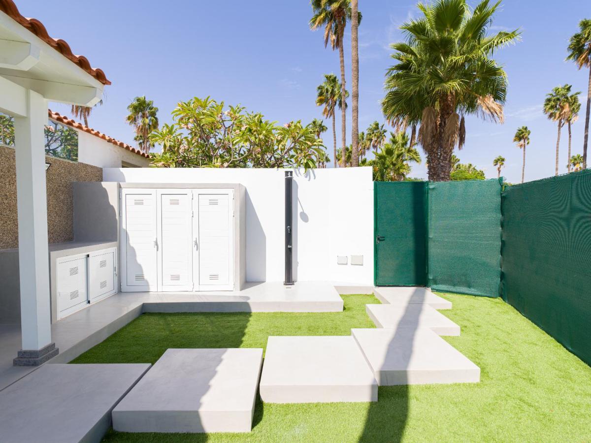 Aquarium Bungalow Private Jacuzzi, 3 Bedrooms, Ac And Bikes Maspalomas  Exteriör bild